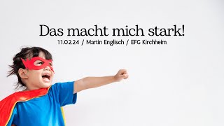 Das macht mich stark  EFG Livestream vom 11022024 [upl. by Ahsille]