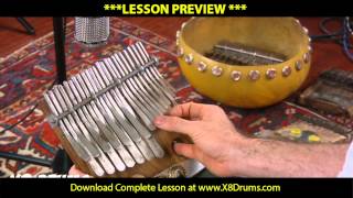 How to Play Nhemamusasa on Mbira with Joel Laviolette  X8 Drums [upl. by Lewse298]