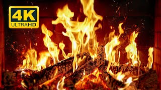 🔥 Cozy Fireplace 4K 12 HOURS Fireplace Ambience with Crackling Fire Sounds Fireplace Burning 4K [upl. by Jacintha]