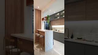 kitchen cabinets colour combination shorts trending [upl. by Hendry]