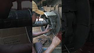 Drum Brake Shoe Noise amp Hub Greasing 🛠✅️ automobile mechanical indiantruck santoshpattimistry [upl. by Aneleh]