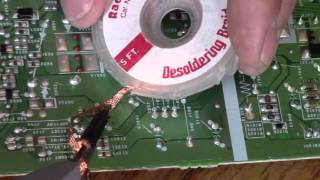 Easy ways how to solder unsolder  desolder parts and wires with flux [upl. by Whorton]