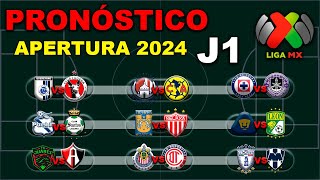 ⚽ El mejor PRONÓSTICO para la JORNADA 1 de la LIGA MX APERTURA 2024  Análisis  Predicción [upl. by Wilmette]