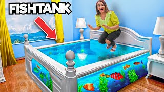 I Turned my Bed into a Fish Tank 🐟 [upl. by Dwayne]