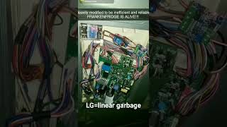 LG compressor conversion 4wire pwm fan with compressor off during defrost LG quotLinear is Garbagequot [upl. by Atterehs385]