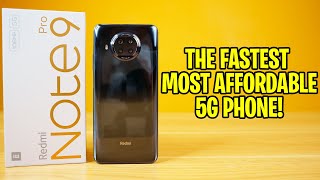 REDMI NOTE 9 PRO 5G  THE FASTEST MOST AFFORDABLE 5G PHONE [upl. by Sherris]