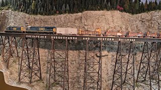 Ken Poznaniacks Incredible HO Railroad [upl. by Akihsay119]