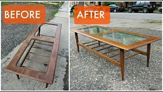 Mid Century Table Refinish [upl. by Luanne]