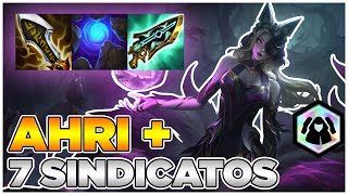 ✅ Como jugar AHRI  7 SINDICATOS en TFT 125b  TFT SET 65 en Español [upl. by Nohtahoj21]