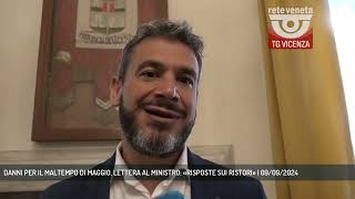 DANNI PER IL MALTEMPO DI MAGGIO LETTERA AL MINISTRO «RISPOSTE SUI RISTORI»  09092024 [upl. by Anahc]