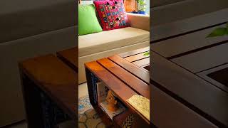 Living Room Decorations  Wooden Furniture Online  Latest Design  Wooden Street [upl. by Sinegra]