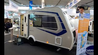 Caravelair Artica 465 Caravan RV Camper travel trailer new model walkaround and interior V0425 [upl. by Percy]