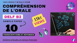 DELF B2  Compréhension de lorale No 10  DELF B2 Listening Practice Test Online [upl. by Burchett275]