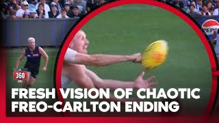 The ball was touched TWICE in controversial call  AFL 360  Fox Footy [upl. by Dotson]