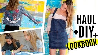 HAUL LOOKBOOK amp DIY  Primavera amp denim SORTEO [upl. by Iek]