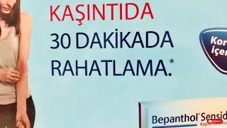 Bepanthol sensiderm krem egzama ve kaşıntıda 30 dk rahatlama [upl. by Alue939]