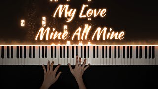 Mitski  My Love Mine All Mine  Piano Cover with PIANO SHEET [upl. by Cence681]