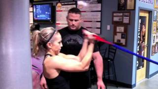 Women Fitness Training Workout For Triceps Biceps and Chest [upl. by Pape382]