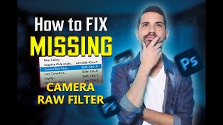 How to Fix Missing Camera raw filter in Photoshop । Masum Designer [upl. by Pooh196]