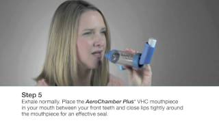 AeroChamber Plus Valved Holding Chamber with Mouthpiece  Trudell Medical International [upl. by Annoda]