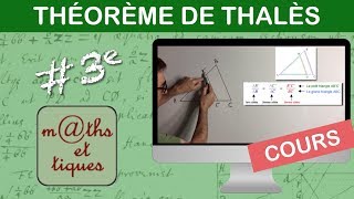 LE COURS  Théorème de Thalès  Troisième [upl. by Vallo621]