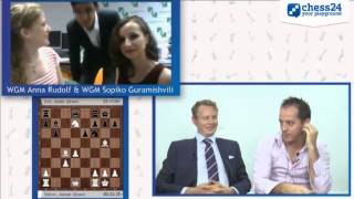 Univé Round 5 Anna Rudolf and Sopiko Guramishvili interview [upl. by Wilsey]