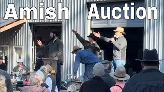 Amish auctionAmish auctioneer FASTEST AMISH AUCTIONEER [upl. by Korella]