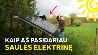 Ką reikia žinoti konstruojant SAULĖS ELEKTRINĘ [upl. by Bevus857]