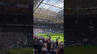 Steigerlied Schalke Karlsruhe 00 🔵⚪️ [upl. by Anitsim]