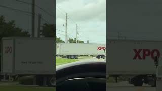 XPO Logistics Driver Backing 53 Foot Trailer [upl. by Brendan]