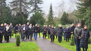 Trauerrede in einem Friedhof in Hannover im Februar 2024 DiplIng Diplom Ökonom Abbas [upl. by Lidia]