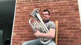 Testing The Besson Prestige 20522 Euphonium and The Adams E2LT Euphonium [upl. by Robinett]