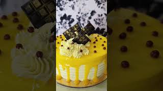 butterscotch cake design🎂full video watch on my utube channel seemas channel✨✨💫 [upl. by Atteuqihc182]