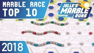 TOP 10 Marble Racing Videos 2018 [upl. by Lossa421]