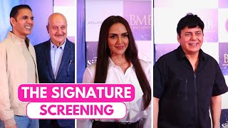 Boman Irani Anupam Kher Esha Deol Sonu Nigam amp Others At Screening Of “The Signature” [upl. by Mandle]