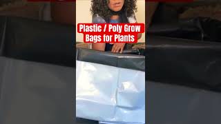 Plastic  Poly Grow Bags for Plants shorts shortvideo farming gardening plants growbag [upl. by Herson]