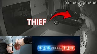 Thief caught on CCTV footage [upl. by Zina740]