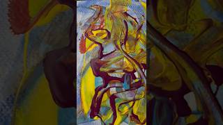 Abstr41122 An abstract painting with acrylic Paints [upl. by Atorod]