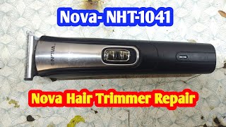 Nova Trimmer Nht 1041 Repair  Nova Nht 1041Trimmer disassembly [upl. by Streeto]