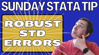 Take 2 Minutes to Learn About Heteroskedastic Robust Standard Errors in Stata [upl. by Xylia220]