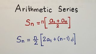 Arithmetic Series  Sum of the Terms of Arithmetic Sequence [upl. by Syst565]