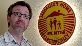 Living Better Electrically Restoring a Vintage Medallion Home Sign [upl. by Oriane]