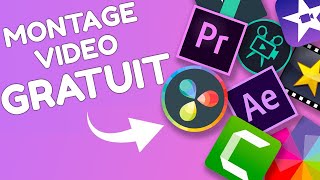 TOP 7 Meilleurs Logiciels De Montage Vidéo GRATUITS 2024 [upl. by Milena]