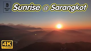 Sunrise  Sarangkot  Pokhara  Travel Vlog  4K [upl. by Rebmyt59]