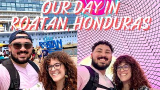 Day 3 on Icon of the Seas 7 Night Western Caribbean Cruise Day in Roatan Honduras [upl. by Blodget210]