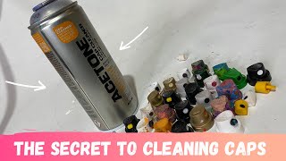 The secrete to clean  noclog spray paint caps [upl. by Nageek]