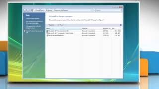 How to Uninstall Internet Explorer® 8 from Windows® Vista [upl. by Kerr]