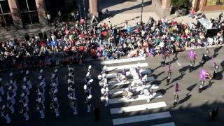 Broughton HS Marching Band in Raleigh Christmas Parade 2016 [upl. by Egiedan513]