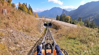 Alpine Coaster OnridePOV Video Kolbensattel Oberammergau 2021 [upl. by Bobbee]