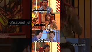 Nabeel expressions 🤣 Prerna vishnupriya funny satishvoru biggbossreview biggbosstelugu [upl. by Anayit]